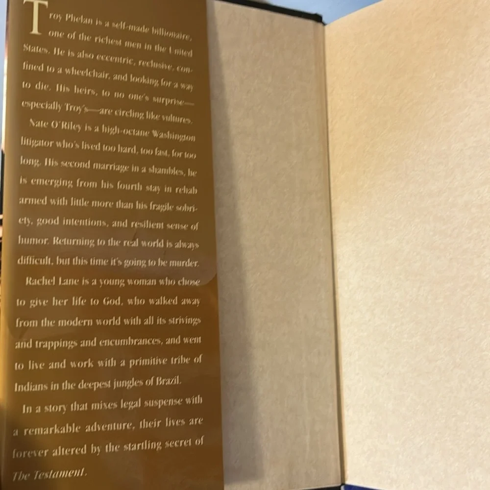 The Testament by John Grisham Hardcover